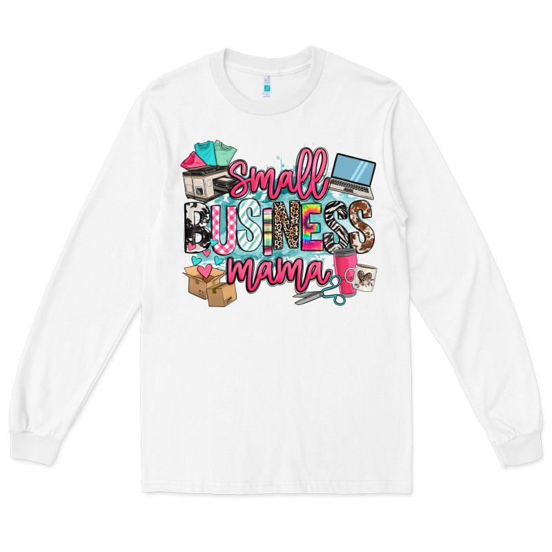 Small Business Mama Long Sleeve Tee by BarkalooDesign | Teevron