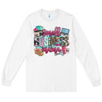 White small business mama Long Sleeve Tee - BarkalooDesign