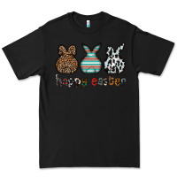 Black Happy Easter Premium Tee - CowhideDigitalArt