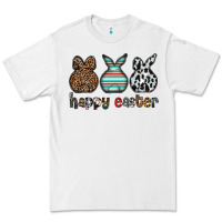 White Happy Easter Premium Tee - CowhideDigitalArt