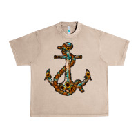 French Oak western anchor Urban Heavy Tee - RacoonDesign