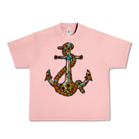 Salmon western anchor Urban Heavy Tee - RacoonDesign