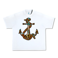 White western anchor Urban Heavy Tee - RacoonDesign