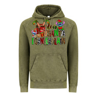 Vintage Olive cup of chocolate and  with christmas stitch elf Vintage Hoodie - AdoDesignShop