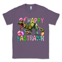 Lavender Happy Eastrawr Easter Classic Tee - BundleAndBundleShop