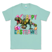 Seafoam Happy Eastrawr Easter Classic Tee - BundleAndBundleShop