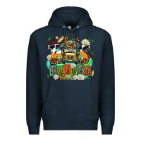 Navy best bus driver ever Premium Hoodie - AdoDesignShop