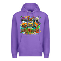 Purple best bus driver ever Premium Hoodie - AdoDesignShop