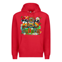Red best bus driver ever Premium Hoodie - AdoDesignShop