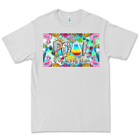 Dove Grey The Pool Is My Happy Place Premium Tee - CowhideDigitalArt