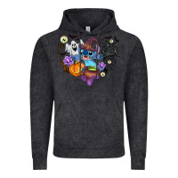 Vintage Black stitch heart halloween Vintage Hoodie - AdoDesignShop