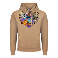 Vintage Coffee stitch heart halloween Vintage Hoodie - AdoDesignShop