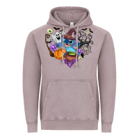 Vintage Zinc stitch heart halloween Vintage Hoodie - AdoDesignShop