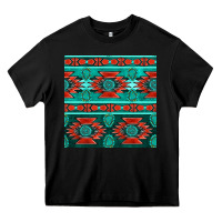 Black native american aztec seamless pattern 4 Heavy Core Tee - BundleAndBundleShop