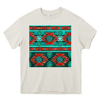 Cream native american aztec seamless pattern 4 Heavy Core Tee - BundleAndBundleShop