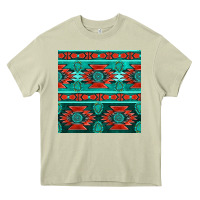 Mossy native american aztec seamless pattern 4 Heavy Core Tee - BundleAndBundleShop