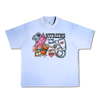 Grape Ice nursing in my heart Urban Heavy Tee - RacoonDesign