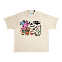 Sandshell nursing in my heart Urban Heavy Tee - RacoonDesign