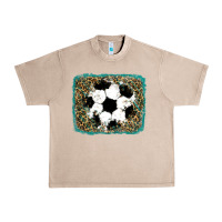 French Oak glitter football leopard Urban Heavy Tee - RanaPortraitStore
