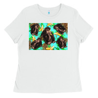 White Monkey bananas kid's bottle Ladies Tee - Artiststas
