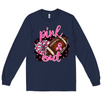 Pink Out Football Long Sleeve Tee | Teevron