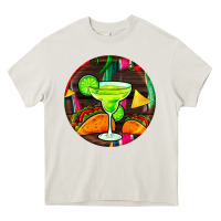 Cream hispanic heritage month round earrings 2 Heavy Core Tee - BundleAndBundleShop