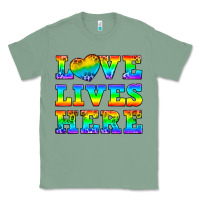 Sage Western Love Lives Here Classic Tee - BundleAndBundleShop