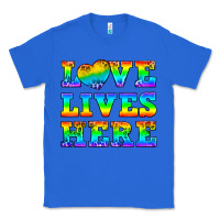 True Royal Western Love Lives Here Classic Tee - BundleAndBundleShop