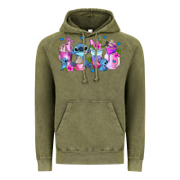 Vintage Olive stitch coffee cups Vintage Hoodie - AdoDesignShop