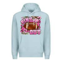 Blue Mist pink out Premium Hoodie - AdoDesignShop