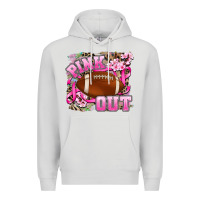 Dove Grey pink out Premium Hoodie - AdoDesignShop
