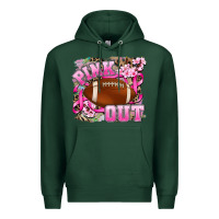 Sports Green pink out Premium Hoodie - AdoDesignShop