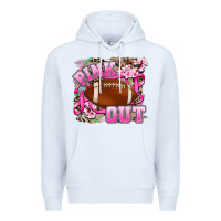 White pink out Premium Hoodie - AdoDesignShop