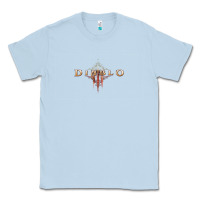 Dusty Blue #diablo Classic Tee - DesigneFamous