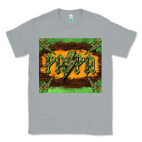 Heather Grey papa  lightning camouflage Classic Tee - BarkalooDesign