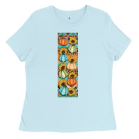 Baby Blue Fall Ladies Tee - Artiststas
