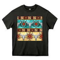 Asphalt native american aztec seamless pattern 3 Heavy Core Tee - BundleAndBundleShop