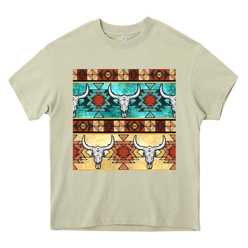 Native American Aztec Seamless Pattern 3 Heavy Core Tee by BundleAndBundleShop | Teevron