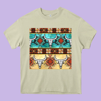 Native American Aztec Seamless Pattern 3 Heavy Core Tee Designed By Bundleandbundleshop