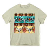 Mossy native american aztec seamless pattern 3 Heavy Core Tee - BundleAndBundleShop