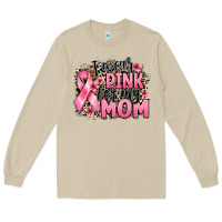 Mushroom i wear pink for my mom Long Sleeve Tee - BarkalooDesign
