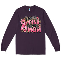 Plum i wear pink for my mom Long Sleeve Tee - BarkalooDesign