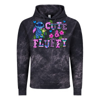 Cloud Black cute and fluffy stitch Vintage Hoodie - AdoDesignShop