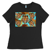 Black Tiger Ladies Tee - Artiststas