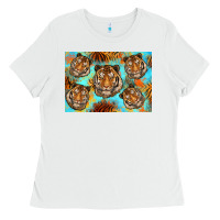 White Tiger Ladies Tee - Artiststas