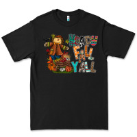 Black happy fall y all Premium Tee - CowhideDigitalArt