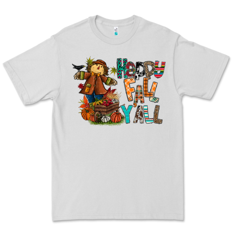 Happy Fall Y All Premium Tee by CowhideDigitalArt | Teevron