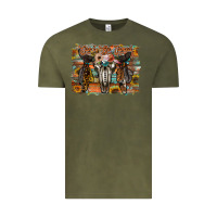 Vintage Olive cant be tamed Vintage Tee - RacoonDesign