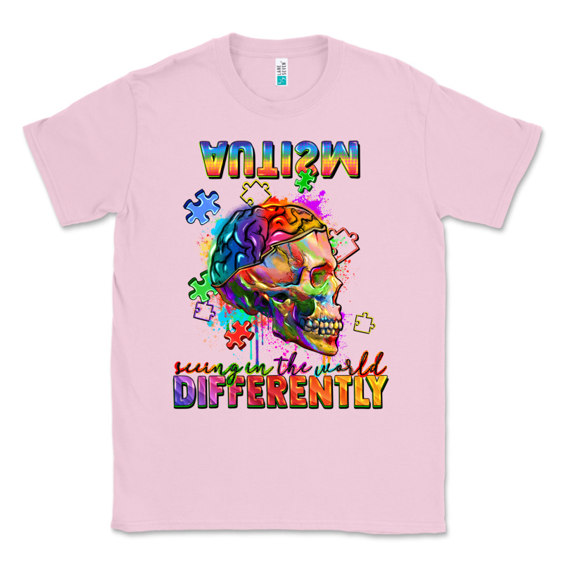 Autism Seeing In The World Differently Classic Tee by FaDigitalArtStudio | Teevron