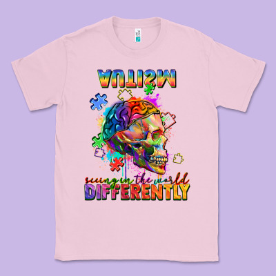 Autism Seeing In The World Differently Classic Tee Designed By Fadigitalartstudio